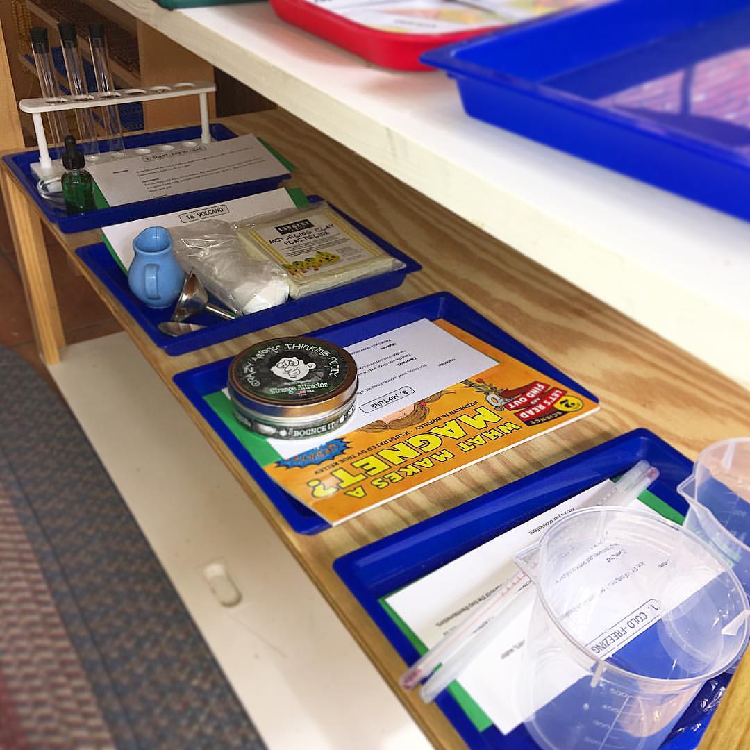 montessori first great lesson experiment shelves